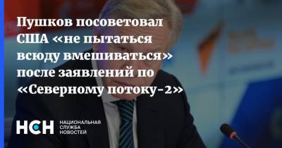 Алексей Пушков - Пушков посоветовал США «не пытаться всюду вмешиваться» после заявлений по «Северному потоку-2» - nsn.fm - Россия - США - Вашингтон - Афганистан