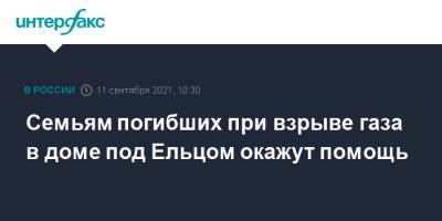 Игорь Артамонов - Семьям погибших при взрыве газа в доме под Ельцом окажут помощь - interfax.ru - Москва - Липецкая обл. - район Елецкий - Солидарность, район Елецкий