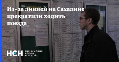 Из-за ливней на Сахалине прекратили ходить поезда - nsn.fm - Сахалинская обл. - Южно-Сахалинск - район Макаровский - Поронайск - Сахалин