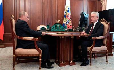 Сергей Собянин - В.Путин - Встреча с мэром Москвы Сергеем Собяниным - kremlin.ru - Москва