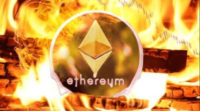 Скорость сжигания Ethereum за месяц выросла почти в два раза - minfin.com.ua - Украина