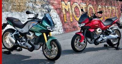 Moto Guzzi представила мотоцикл V100 Mandello к своему столетнему юбилею: видео - profile.ru - Англия - Италия