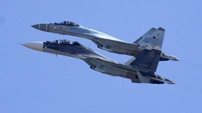 Су-35 авиации ЗВО перехватили воздушные цели в ходе учения «Запад-2021» - iz.ru - Россия - Израиль - Белоруссия - Рязанская обл.