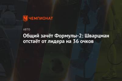 Юри Випс - Роберт Шварцман - Оскар Пиастри - Тео Пуршер - Общий зачёт Формулы-2: Шварцман отстаёт от лидера на 36 очков - championat.com - Россия