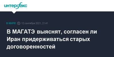 Рафаэль Гросси - В МАГАТЭ выяснят, согласен ли Иран придерживаться старых договоренностей - interfax.ru - Москва - Иран - Тегеран - Вена