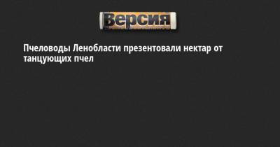 Пчеловоды Ленобласти презентовали нектар от танцующих пчел - neva.versia.ru - Ленинградская обл.