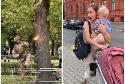 ВС Латвии «воевали с агрессором» в центре Риги, вызвав панику среди местных жителей (видео) - sharij.net - Рига - Латвия