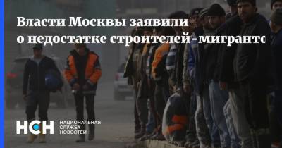 Владимир Ефимов - Власти Москвы заявили о недостатке строителей-мигрантов - nsn.fm - Москва - Россия - Строительство