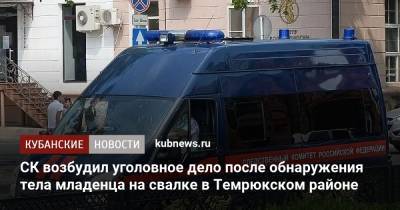 СК возбудил уголовное дело после обнаружения тела младенца на свалке в Темрюкском районе - kubnews.ru - Россия - Краснодарский край - Белореченск - Новый - Следственный Комитет