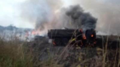 Народная Милиция ДНР уничтожила грузовик морской пехоты ВСУ - anna-news.info - Украина - ДНР - населенный пункт Верхнеторецкое - Донбасс