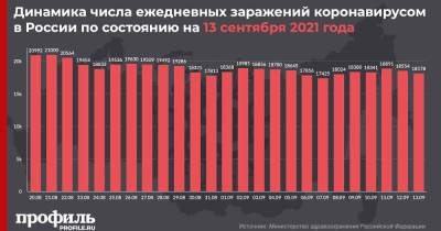 За сутки в России выявили 18178 новых случаев COVID-19 - profile.ru - Москва - Россия - Санкт-Петербург - Московская обл.