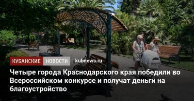 Владимир Путин - Михаил Мишустин - Четыре города Краснодарского края победили во Всероссийском конкурсе и получат деньги на благоустройство - kubnews.ru - Россия - Сочи - Краснодарский край
