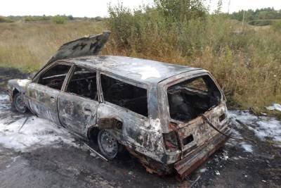 В Старожиловском районе сгорела Toyota Camry - rzn.mk.ru - Рязань - Ряжск