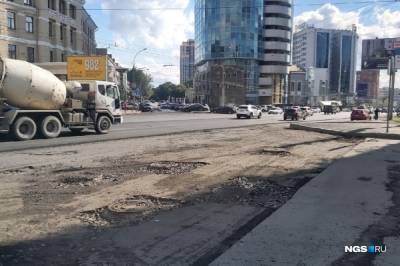 В Новосибирске близится к завершению ремонт на проспекте Димитрова - runews24.ru - Новосибирск - Анатолий Локоть