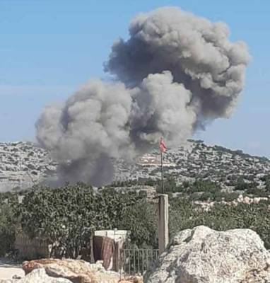 ВКС РФ начали бомбить в Сирии территорию вокруг турецких военных баз - free-news.su - Россия - Сирия - Турция - провинция Идлиб