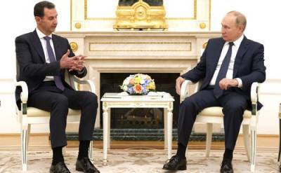 Владимир Путин - Башар Асад - Путин провёл переговоры с президентом Сирии Башаром Асадом в Кремле - argumenti.ru - Москва - Россия - Сирия