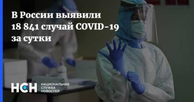 В России выявили 18 841 случай COVID-19 за сутки - nsn.fm - Москва - Россия - Санкт-Петербург - Московская обл.