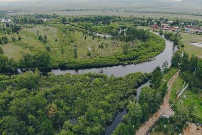 Пойма Читинки освободилась от воды рядом с краевой столицей - chita.ru - Чита