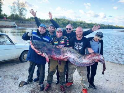Глазовчанин поймал рыбу весом больше 80 килограммов - gorodglazov.com
