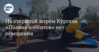 На открытой мэром Кургана «Поляне хоббитов» нет освещения - ura.news - Курган