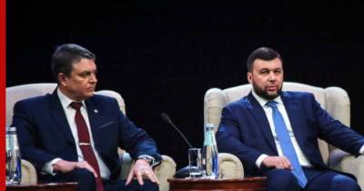 Денис Пушилин - Леонид Пасечник - В ДНР и ЛНР создано единое экономическое пространство - profile.ru - ДНР - ЛНР - Донецкая обл.