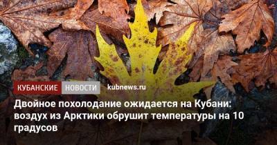 Двойное похолодание ожидается на Кубани: воздух из Арктики обрушит температуры на 10 градусов - kubnews.ru - Краснодарский край