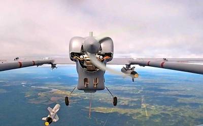 Российский разведывательный БПЛА стал ударным, применив КАБ-20 - topcor.ru - Россия