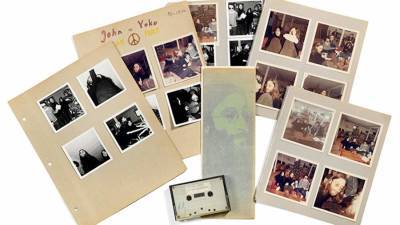 Джон Леннон - Йоко Оно - На аукцион выставили кассету с неизвестной песней и интервью Джона Леннона - iz.ru - Израиль