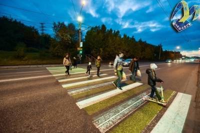 В Мурманске сделали первый проекционный пешеходный переход - murmansk.mk.ru - Мурманск