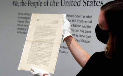 Редкий экземпляр Конституции США 1787 года выставят на торги - trend.az - США - Нью-Йорк