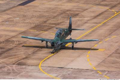 В Бразилии разбился учебно-боевой самолет A-29А Super Tucano - topwar.ru - Бразилия - county Black Hawk