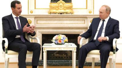 Владимир Путин - Башар Асад - «Только консолидация всех сил позволит стране встать на ноги»: Путин провёл в Кремле встречу с президентом Сирии Асадом - russian.rt.com - Россия - Сирия - Дамаск