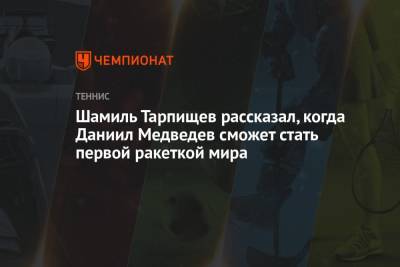 Джокович Новак - Шамиль Тарпищев - Даниил Медведев - Шамиль Тарпищев рассказал, когда Даниил Медведев сможет стать первой ракеткой мира - championat.com - Россия - Австралия