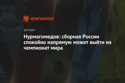 Хабиб Нурмагомедов - Валерий Карпин - Нурмагомедов: сборная России спокойно напрямую может выйти на чемпионат мира - championat.com - Россия - Хорватия