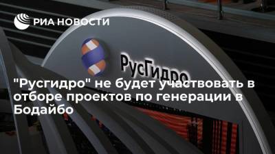 Николай Шульгинов - Павел Сниккарс - "Русгидро" не планирует участвовать в отборе проектов строительства генерации в Бодайбо - smartmoney.one - Россия - Иркутская обл.