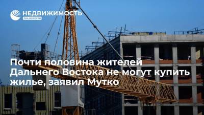 Виталий Мутко - Глава "Дом.РФ" Мутко: 47 процентов жителей Дальнего Востока не могут позволить себе жилье - realty.ria.ru - Россия - Владивосток - Дальний Восток