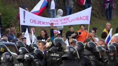 В ряде стран антиковидные меры становятся поводом для массовых протестов - 1tv.ru - США - Италия - Турция - Канада - Чехия - Словакия - Братислава