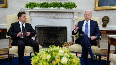 Владимир Зеленский - Джо Байден - Cовместноe заявлениe: «Успех Украины имеет центральное значение для глобальной борьбы между демократией и автократией» - golos-ameriki.ru - Москва - Россия - США - Украина - Вашингтон - Крым