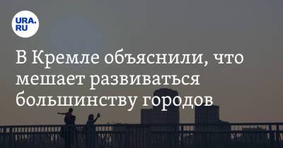 Дмитрий Песков - В Кремле объяснили, что мешает развиваться большинству городов - ura.news - Россия - Экология