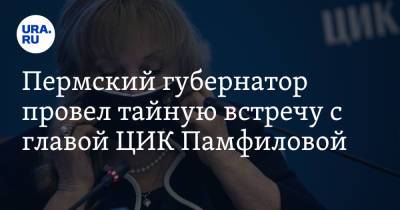 Элла Памфилова - Евгений Шевченко - Дмитрий Махонин - Пермский губернатор провел тайную встречу с главой ЦИК Памфиловой - ura.news - Москва - Россия - Пермь - Пермский край