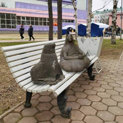 Фонтан Ноглик после реконструкции остался без сивуча-ждуна - sakhalin.info