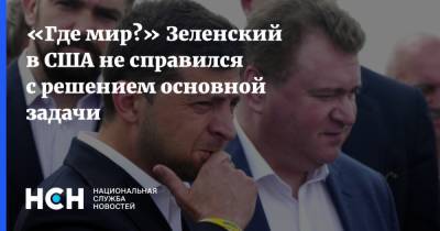 Владимир Зеленский - Юрий Бойко - Джо Байден - «Где мир?» Зеленский в США не справился с решением основной задачи - nsn.fm - США - Украина