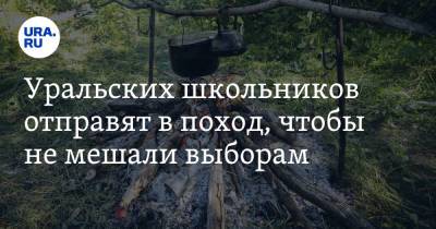 Алексей Дренин - Уральских школьников отправят в поход, чтобы не мешали выборам - ura.news - Свердловская обл. - Югра