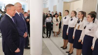 Александр Беглов - Александр Бастрыкин - Беглов и Бастрыкин поздравили с началом учёбы воспитанниц пансиона СК - dp.ru - Россия - Санкт-Петербург