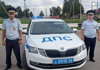 В Михайловском районе сотрудники ГИБДД помогли спасти задыхающегося ребенка - ya62.ru - район Михайловский