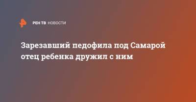 Зарезавший педофила под Самарой отец ребенка дружил с ним - ren.tv - Самара - Самарская обл.