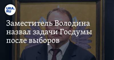 Петр Толстой - Заместитель Володина назвал задачи Госдумы после выборов - ura.news - Москва - Россия