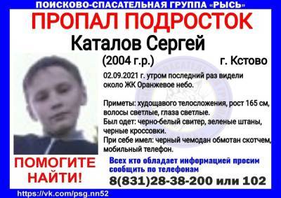 17-летний подросток пропал в Кстове - vgoroden.ru