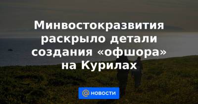 Михаил Мишустин - Павел Волков - Минвостокразвития раскрыло детали создания «офшора» на Курилах - news.mail.ru