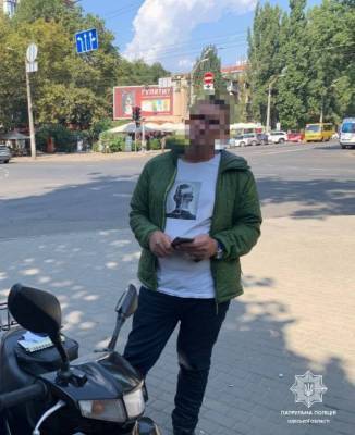Одесские мотопатрульные прервали путешествие «наркомопеда» - odessa-life.od.ua - Украина - Одесса - район Малиновский